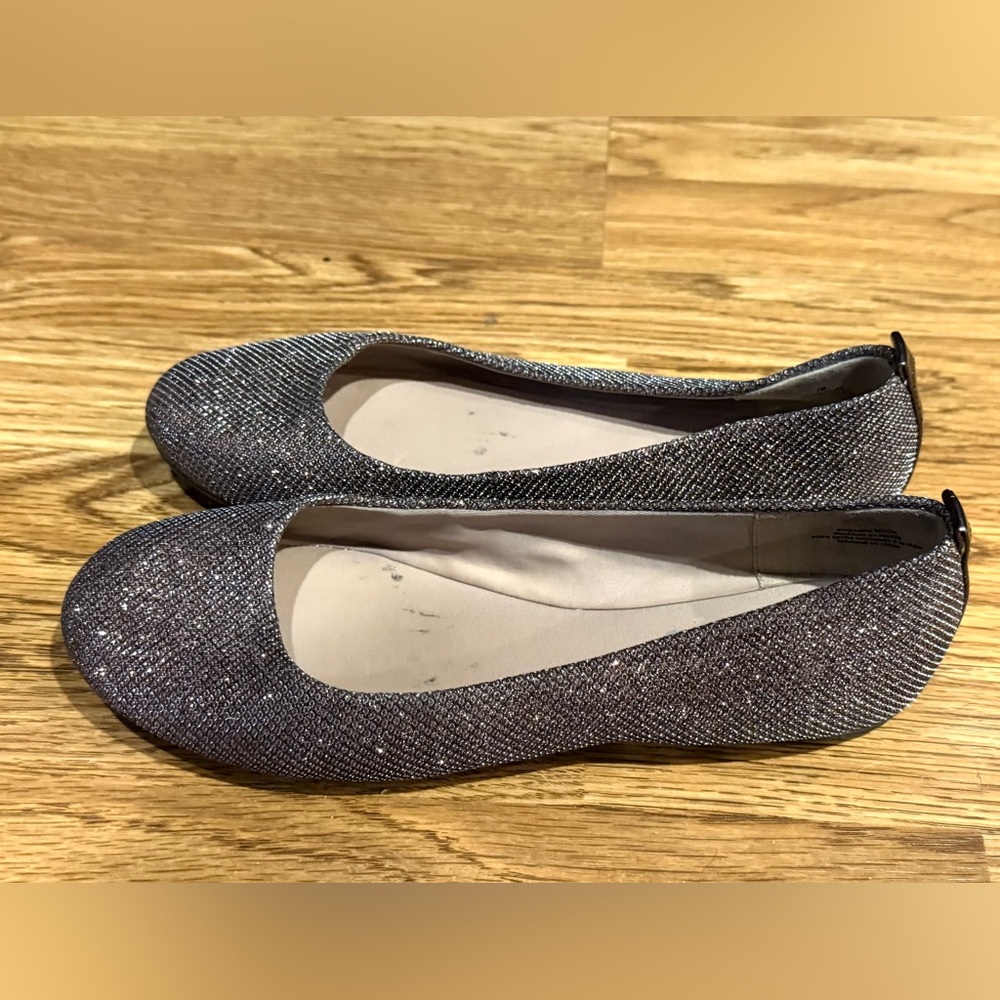 Easy Spirit 360 Women's Copper Glitter Flats - Size 7 M